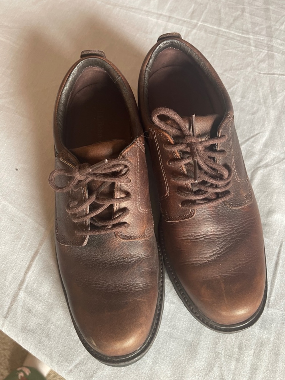 L.L. Bean Brown Leather Derby Shoes